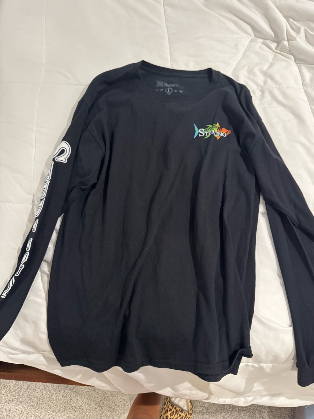 Sterling Black Long Sleeve Graphic Tee - Men's